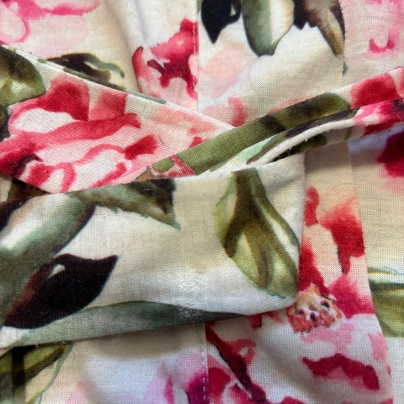 Show Me Your Mumu Floral Tie Up Belted Kimono Robe Cover-Up - Picture 4 of 6